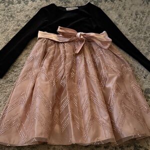 Rare Editions Black and Pink Formal Dress